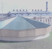 Reservoir roof